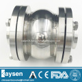 Hygienic Flanged Non-Return Valves Ball Type